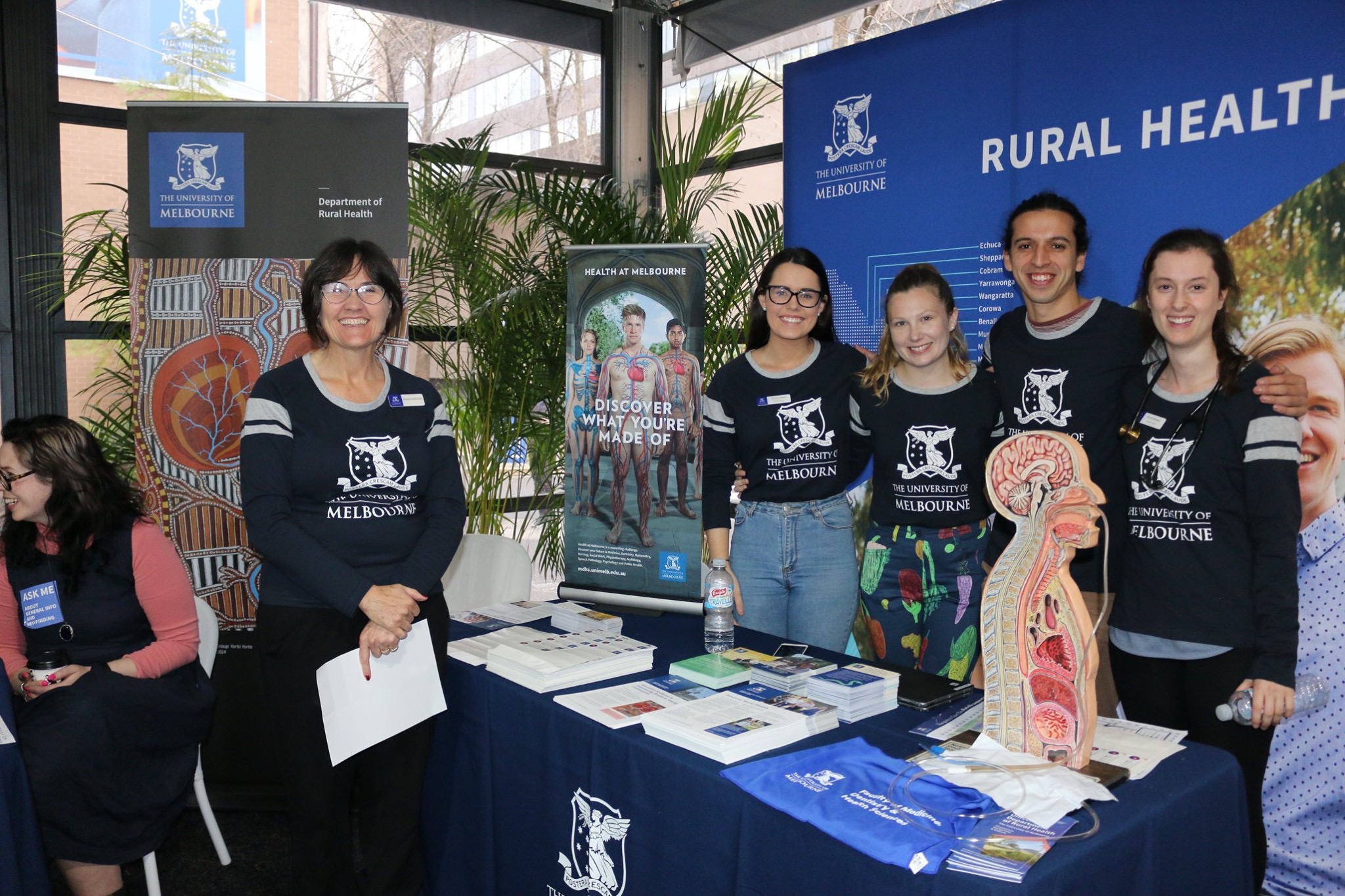 Unimelb open day rural stand